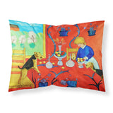 Caroline'S Treasures 7212Pillowcase Airedale Terrier With Lady Moisture Wicking Fabric Standard Pillowcase, Large, Multicolor,