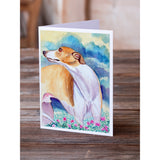 Whippet Greeting Cards And Envelopes Pack Of 8