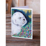 Bichon Frise Greeting Cards And Envelopes Pack Of 8