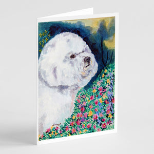 Bichon Frise Greeting Cards And Envelopes Pack Of 8