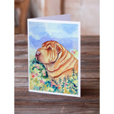 Shar Pei Greeting Cards And Envelopes Pack Of 8