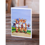 Cowboy Corgi Greeting Cards And Envelopes Pack Of 8