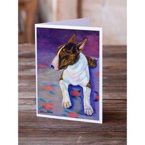 Bull Terrier Greeting Cards And Envelopes Pack Of 8