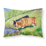 Caroline'S Treasures 7292Pillowcase Corgi Moisture Wicking Fabric Standard Pillowcase, Large, Multicolor