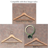 Wooden Mallet 74 Oak Coat & Hat Rack, 1 Diameter Bar, Black