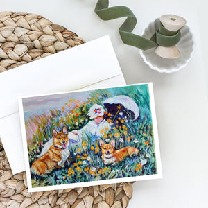 Corgi Classics Greeting Cards And Envelopes Pack Of 8