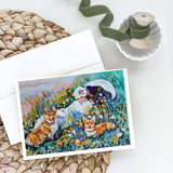 Corgi Classics Greeting Cards And Envelopes Pack Of 8