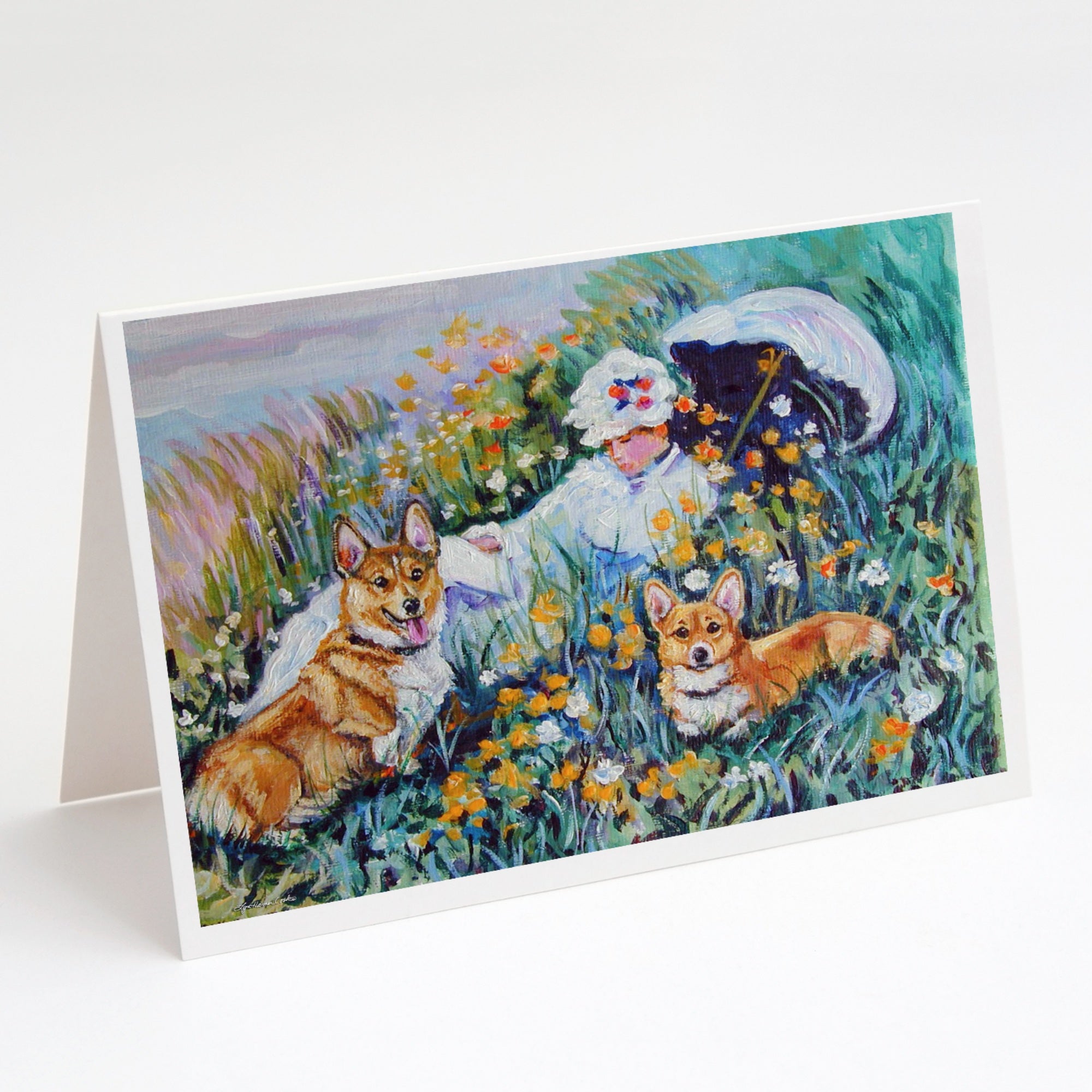 Corgi Classics Greeting Cards And Envelopes Pack Of 8