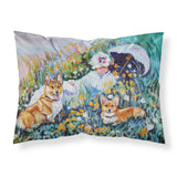 Caroline'S Treasures 7324Pillowcase Corgi Classics Fabric Standard Pillowcase, Large, Multicolor