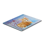 Caroline'S Treasures Corgi Pup Snow Cardinal Mouse Pad/Hot Pad/Trivet (7327Mp)