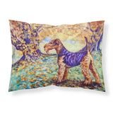 Caroline'S Treasures 7343Pillowcase Autumn Airedale Terrier Fabric Standard Pillowcase, Large, Multicolor