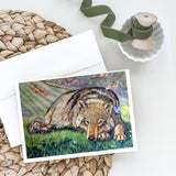 Wolf And Hummingbird Greeting Cards And Envelopes Pack Of 8