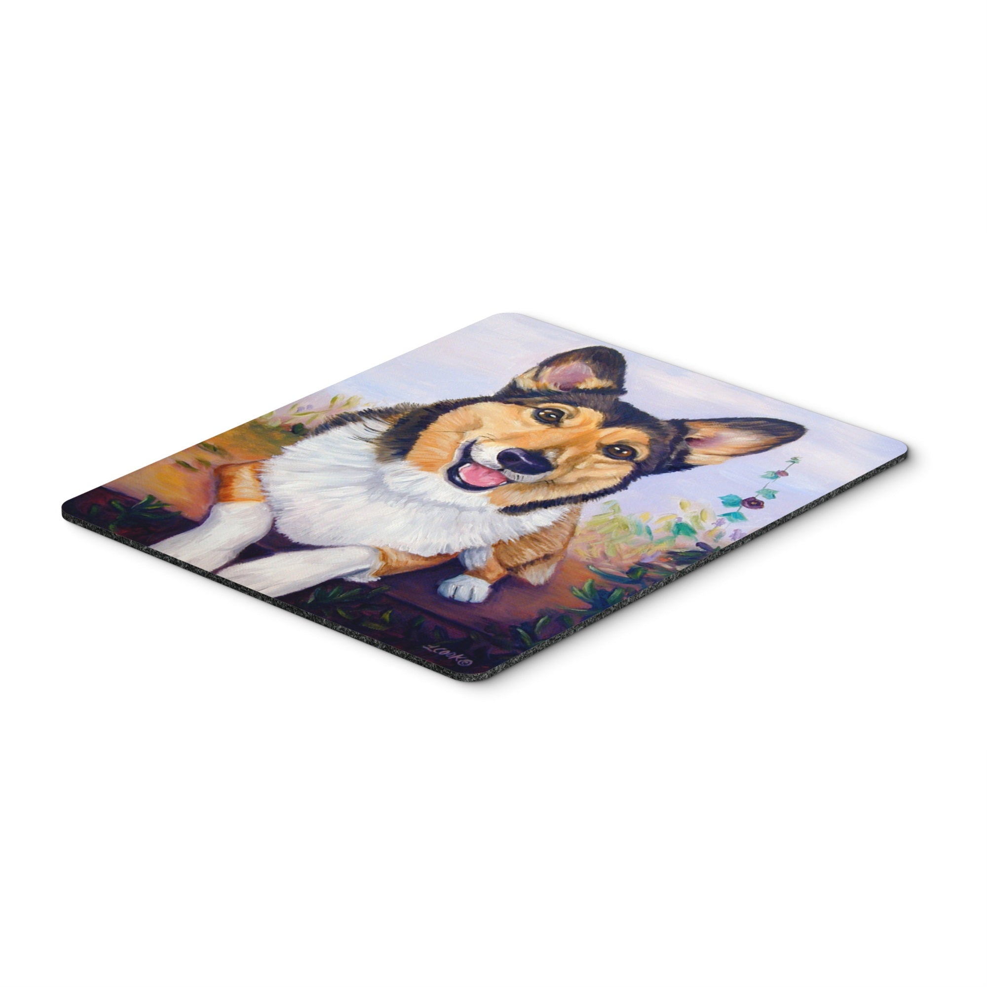 Caroline'S Treasures Pembroke Corgi Waiting Mouse Pad, Hot Pad Or Trivet, Multicolor (7365Mp)