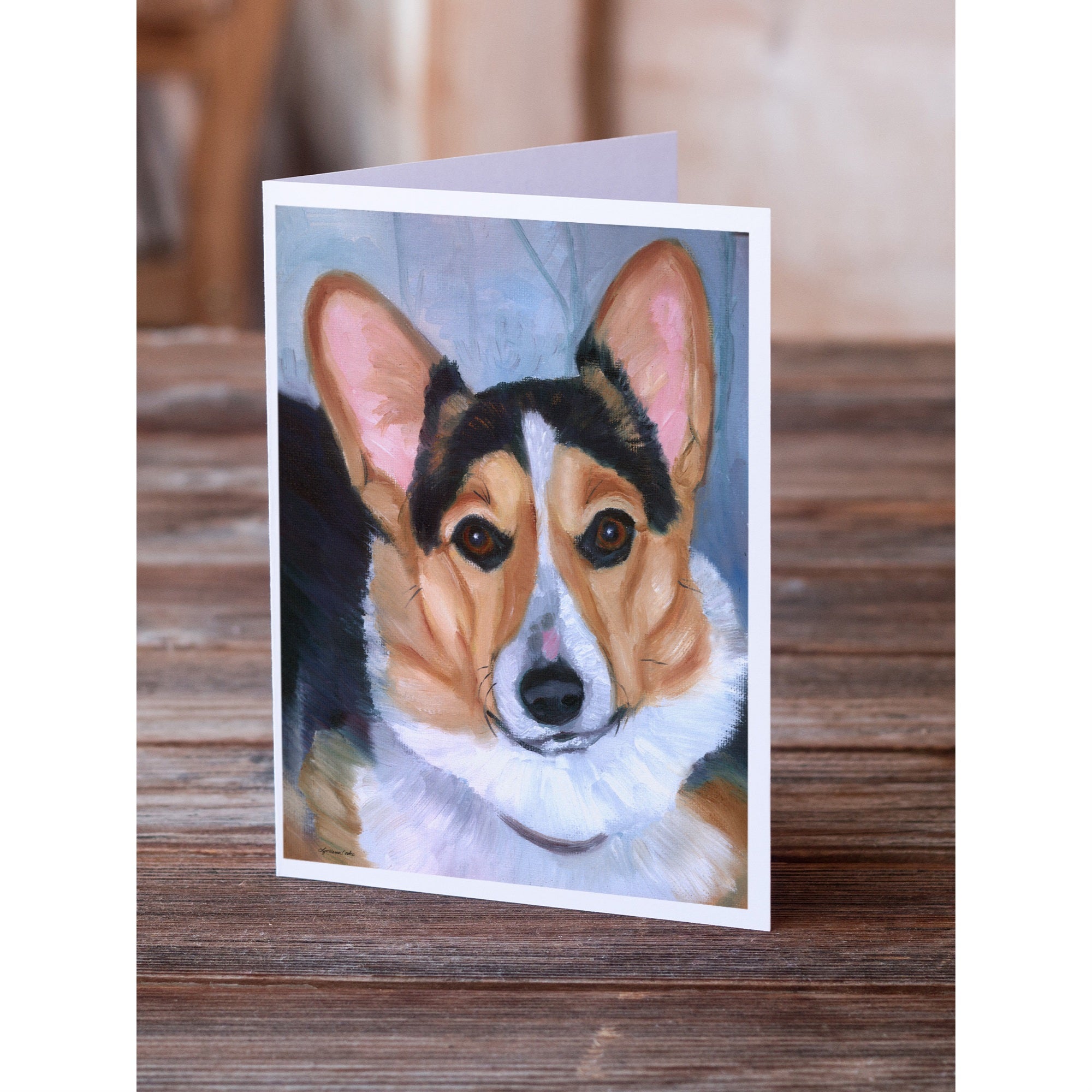 Pembroke Corgi Seriously Greeting Cards And Envelopes Pack Of 8