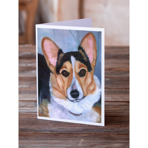 Pembroke Corgi Seriously Greeting Cards And Envelopes Pack Of 8
