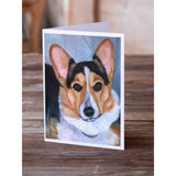 Pembroke Corgi Seriously Greeting Cards And Envelopes Pack Of 8