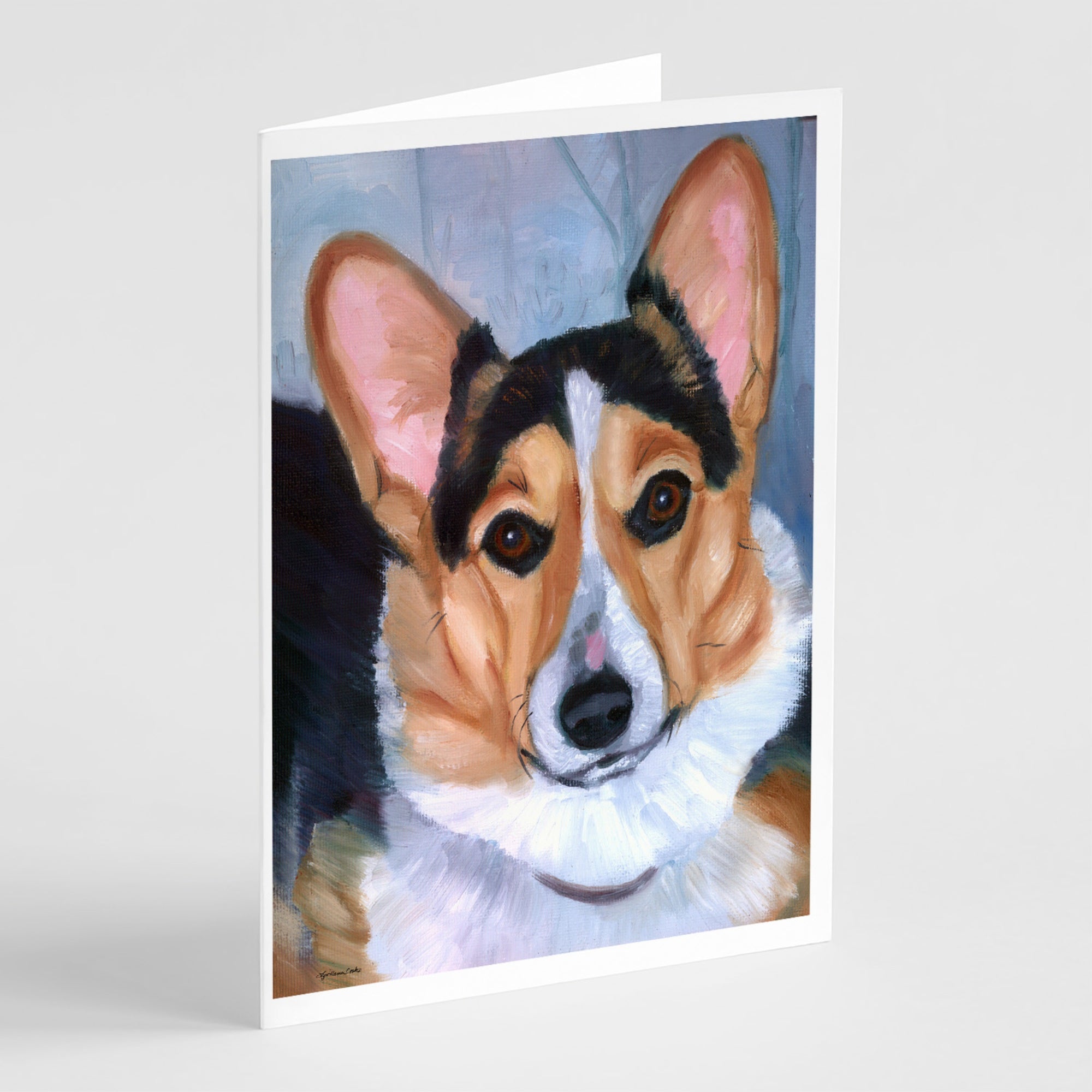 Pembroke Corgi Seriously Greeting Cards And Envelopes Pack Of 8