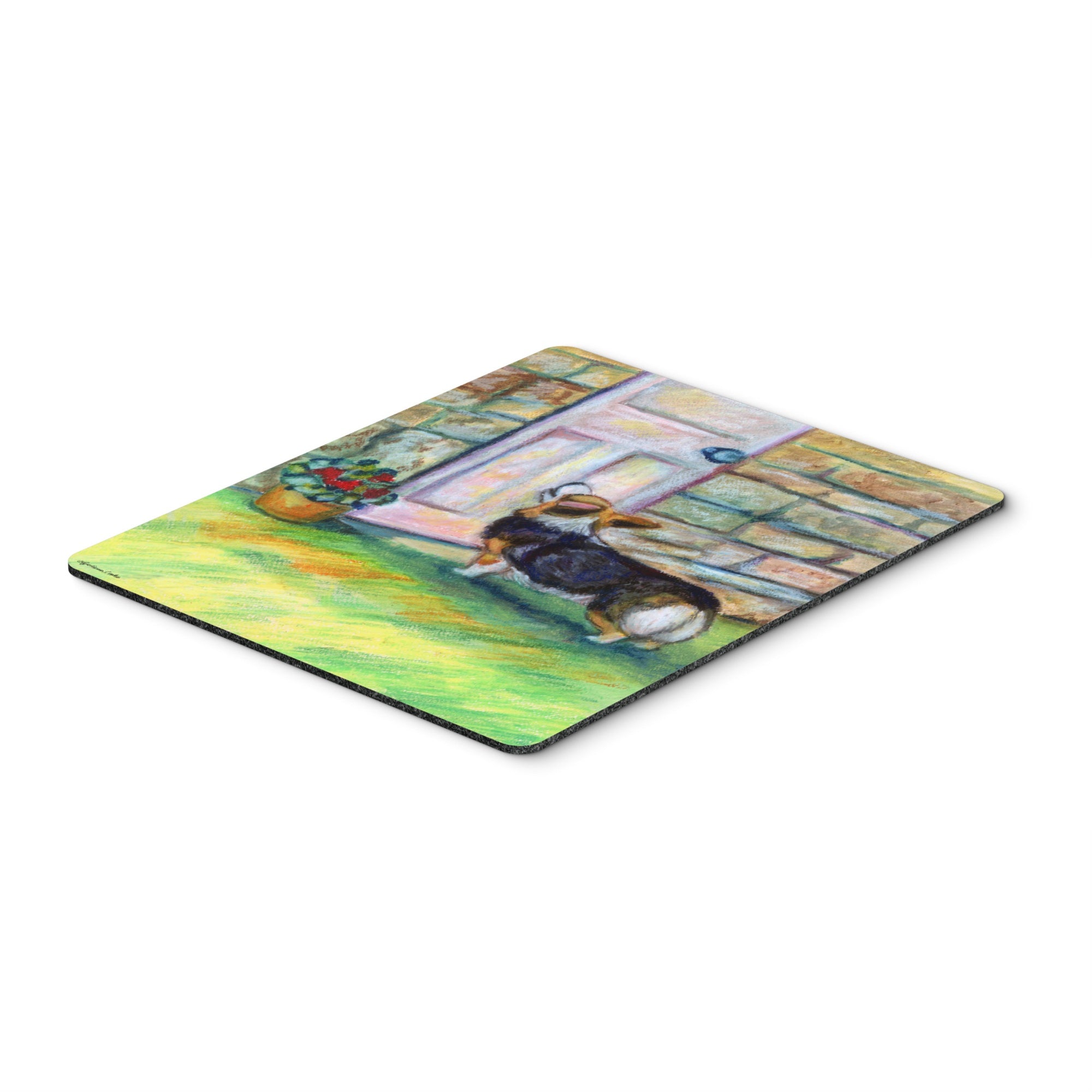 Caroline'S Treasures Let Me In Corgi Mouse Pad, Hot Pad Or Trivet, Multicolor (7370Mp)