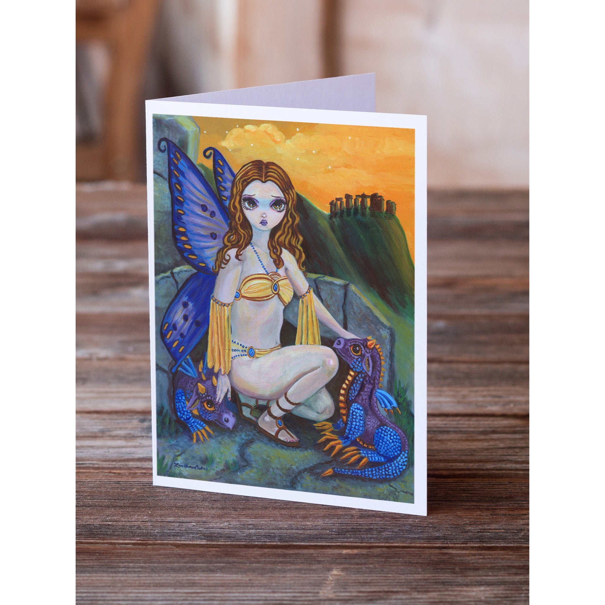 Fairy Foundlings Greeting Cards And Envelopes Pack Of 8