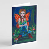 Fairy Monarch Greeting Cards And Envelopes Pack Of 8