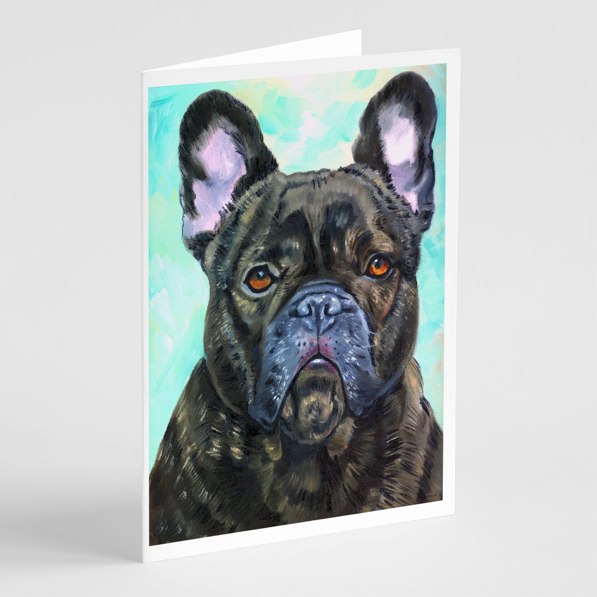 French Bulldog Lookin At You Greeting Cards And Envelopes Pack Of 8