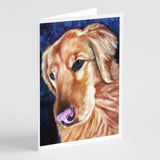 Golden Retriver Huh Greeting Cards And Envelopes Pack Of 8