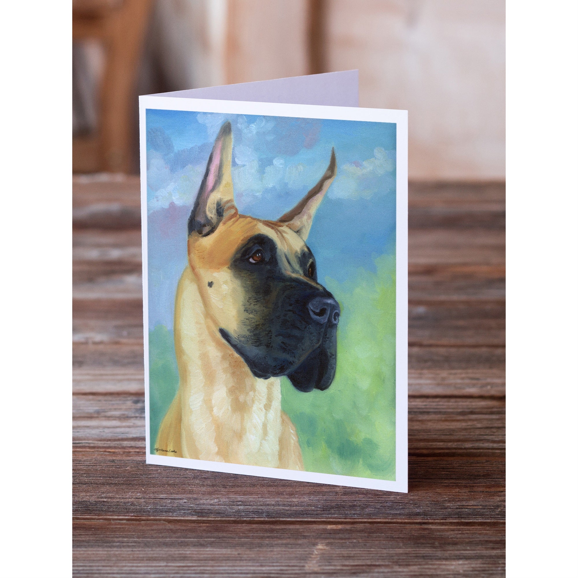 Great Dane Apollo The Great Greeting Cards And Envelopes Pack Of 8