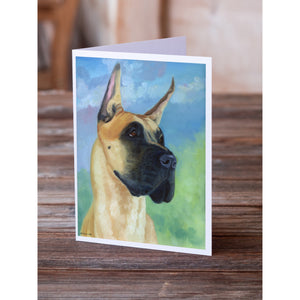 Great Dane Apollo The Great Greeting Cards And Envelopes Pack Of 8