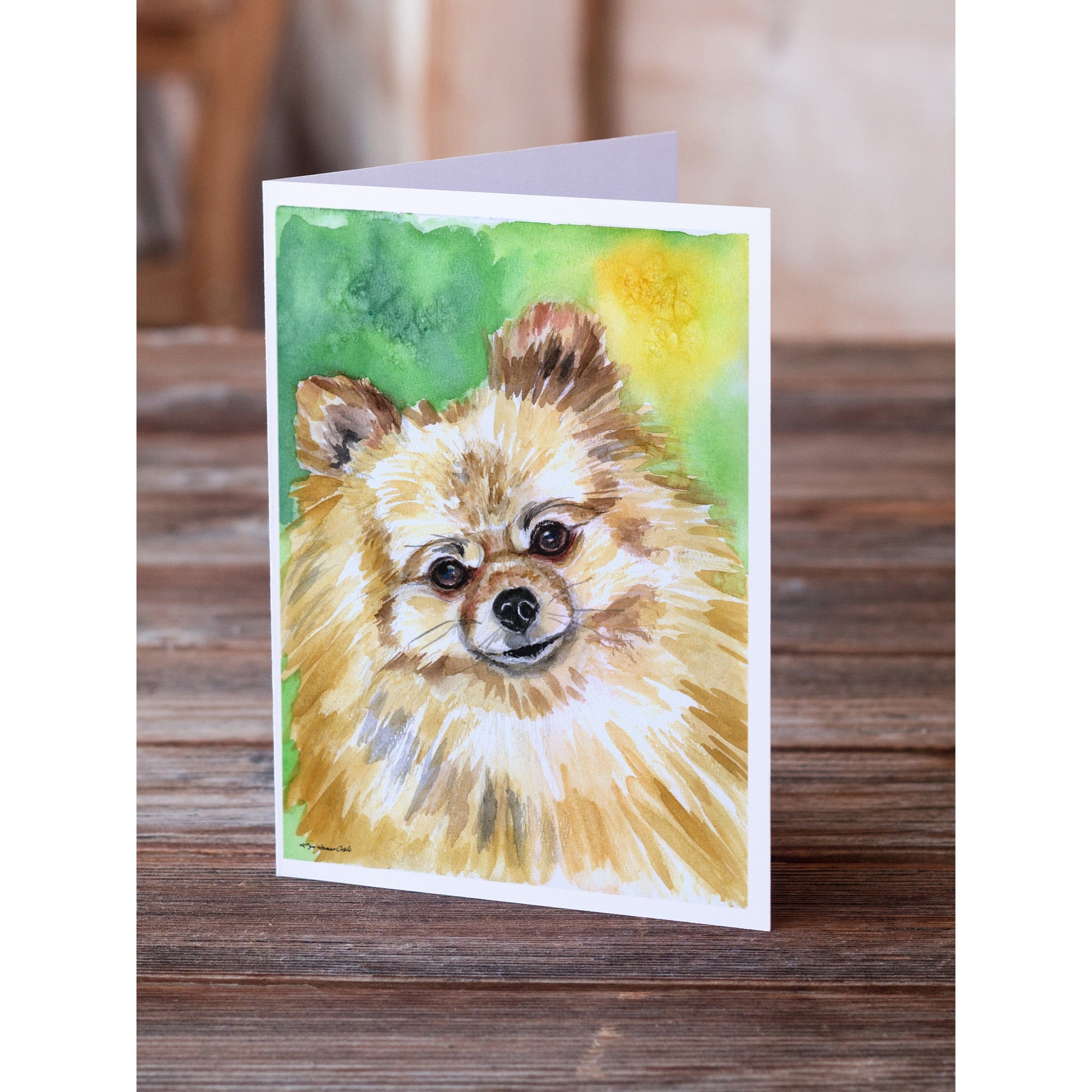Pomeranian Sissy Greeting Cards And Envelopes Pack Of 8