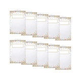 Hanging Confetti Pattern Storage/Book Bag, 11 x 16, 5 Per Pack, 2 Packs