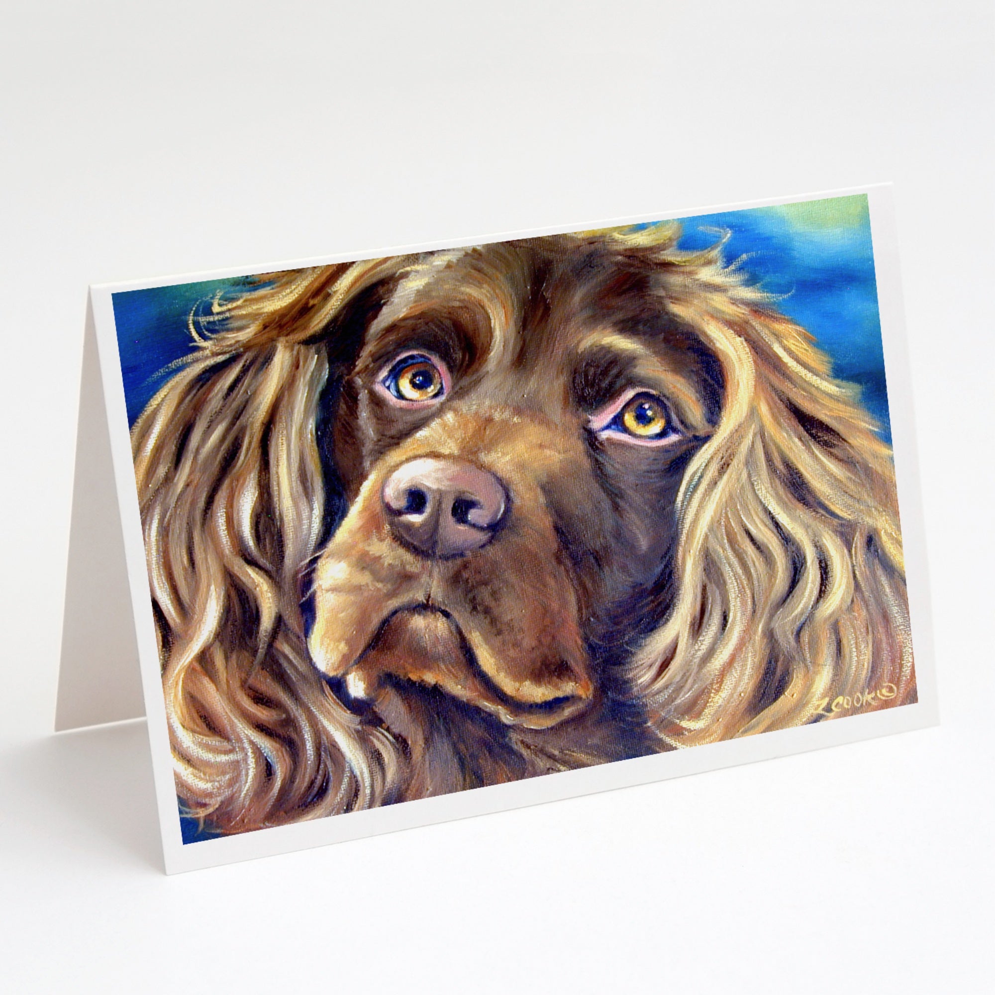 Boykin Spaniel Greeting Cards And Envelopes Pack Of 8