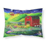 Caroline'S Treasures Corgi Barn Dance Fabric Standard Pillowcase 7404Pillowcase, Multicolor