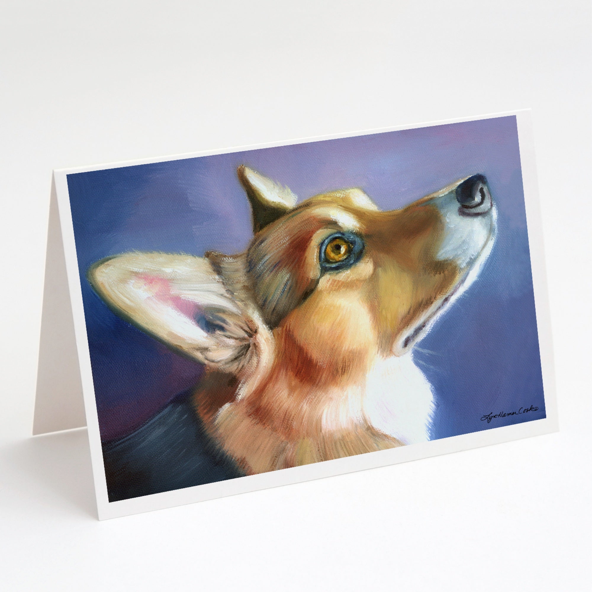 Corgi Devotion Greeting Cards And Envelopes Pack Of 8