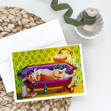 Corgi Home Alone Greeting Cards And Envelopes Pack Of 8