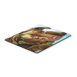 Caroline'S Treasures Chocolate Labrador Waiting Mouse Pad, Hot Pad Or Trivet, Multicolor (7420Mp)