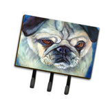 Caroline'S Treasures Pug In Thought Leash Or Key Holder 7422Th68, Triple, Multicolor