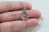 Rosary Bead necklace |925 Sterling Silver
