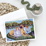 Angels With Great Dane Greeting Cards And Envelopes Pack Of 8