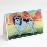 Lowchen Greeting Cards And Envelopes Pack Of 8