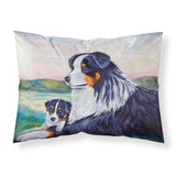 Caroline'S Treasures 7511Pillowcase Australian Shepherd Moisture Wicking Fabric Standard Pillowcase, Large, Multicolor