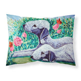 Caroline'S Treasures 7512Pillowcase Bedlington Terrier Moisture Wicking Fabric Standard Pillowcase, Large, Multicolor