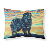Caroline'S Treasures 7518Pillowcase Newfoundland Moisture Wicking Fabric Standard Pillowcase, Large, Multicolor