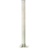 Global Industrial™ 81H Steel Post With Fixed Base - Beige