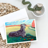 Scottish Deerhound Greeting Cards And Envelopes Pack Of 8
