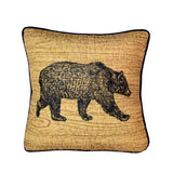 Oakland Cp Paw Decorative Pillow
