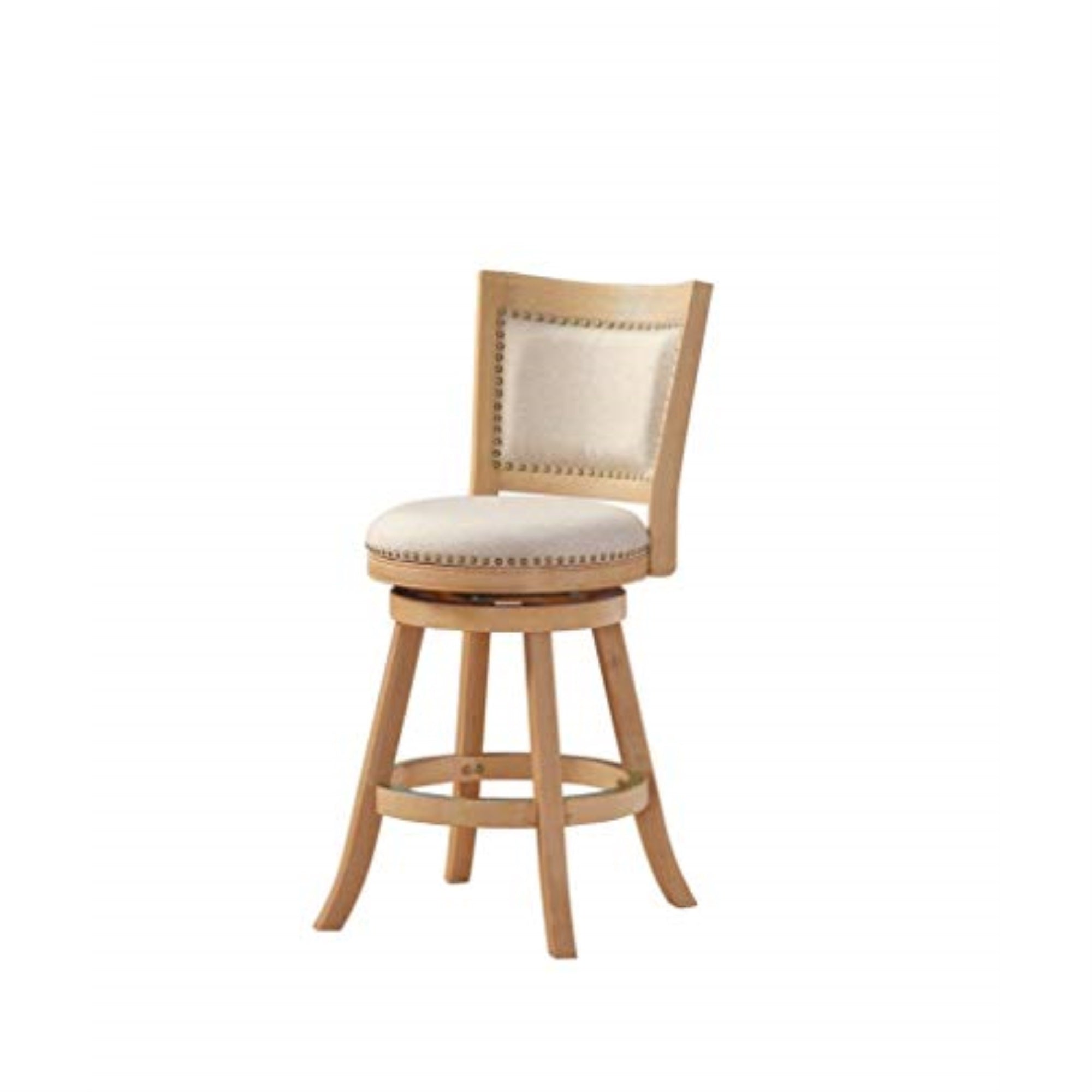 Melrose Swivel Counter Stool [Ivory Wire-Brush]