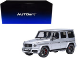 2019 MercedesBenz AMG G63 Iridium Silver Metallic 1/18 Model Car by Autoart