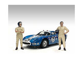 Racing Legends 60s Set of 2 Diecast Figures for 1/43 Scale Models by American Diorama