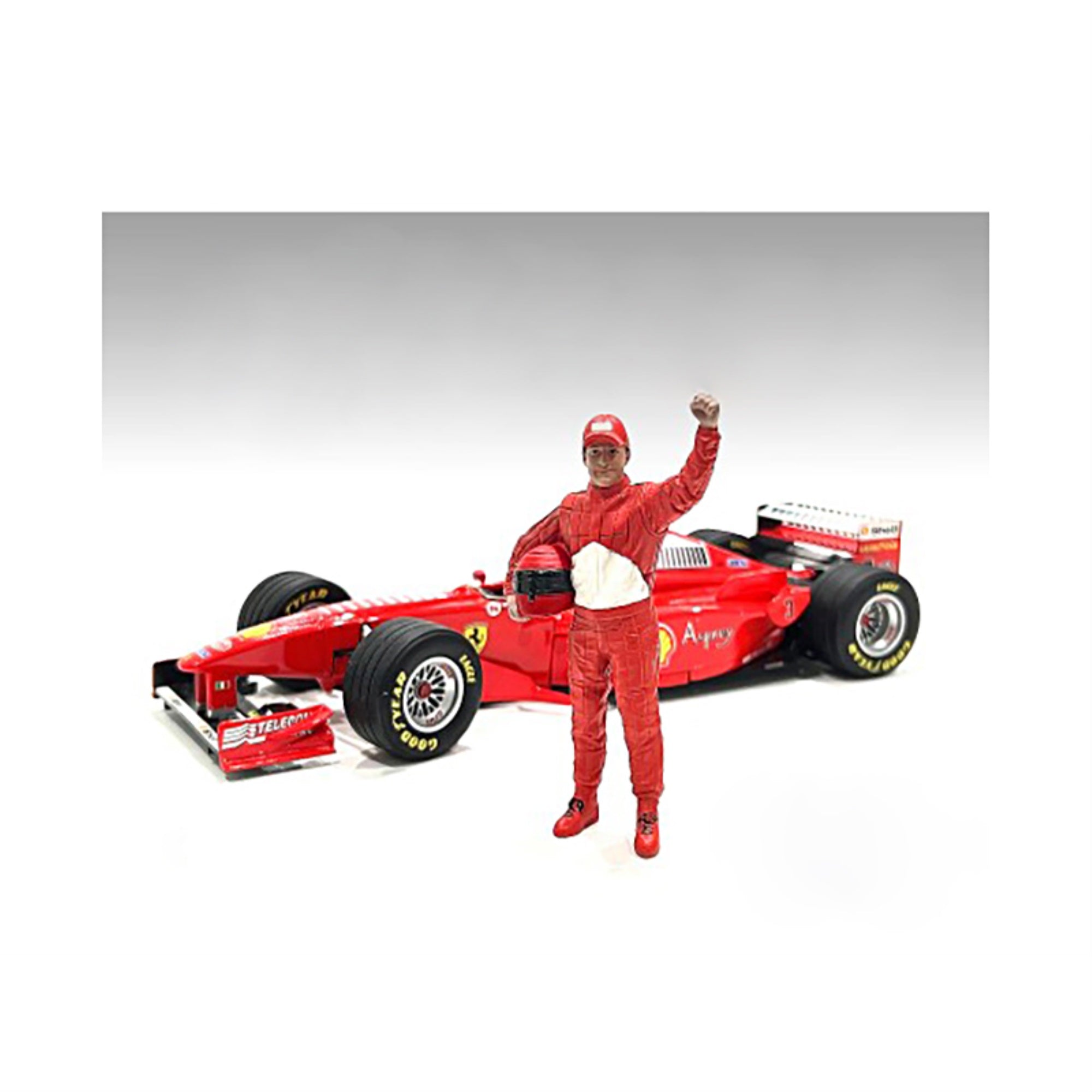 'Racing Legends'' 90'S Set Of 2 Diecast Figures For 1/43 Scale Models By American Diorama