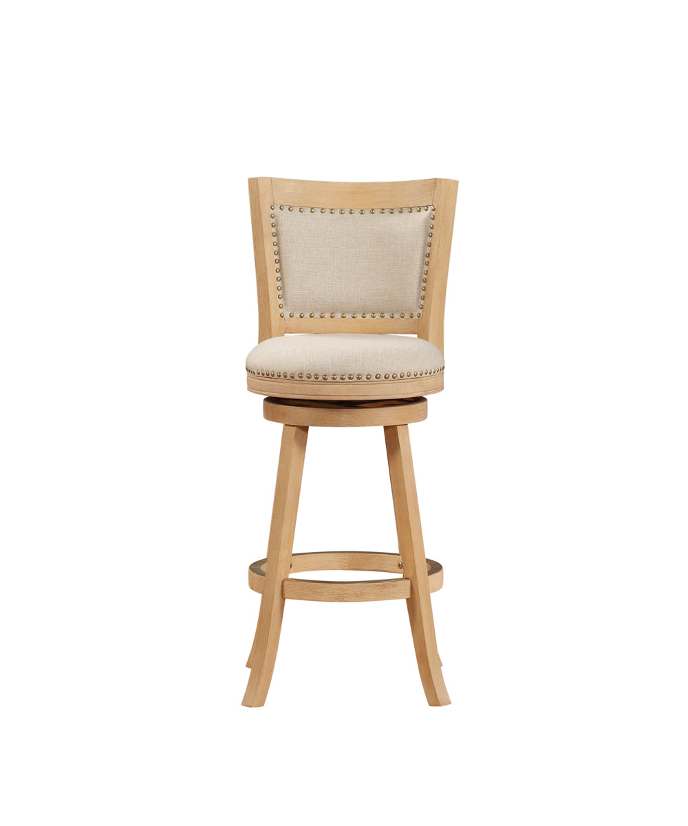 29 Melrose Barstool [Driftwood Cream Wire-Brush And Ivory]